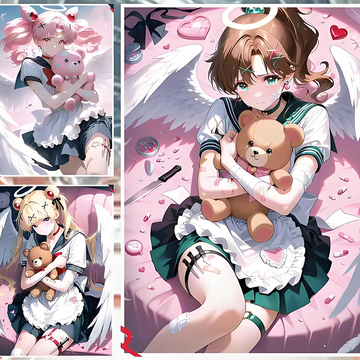 BIG BEARD ANIME CREATIVE WORKSHOP pear vortex snow goddess card
