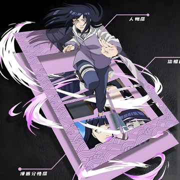 moduwenchuang renchuangjiyuan Naruto coloured paper