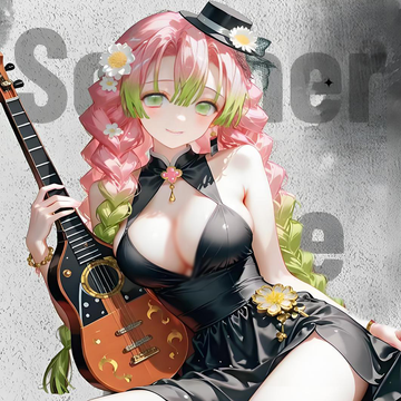 nanyichaowan Demon Slayer coloured paper W01
