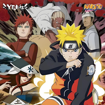 YEkashe Naruto wuyinghuitan coloured paper