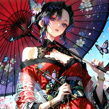 yanxinwenchuang Demon Slayer coloured paper W01