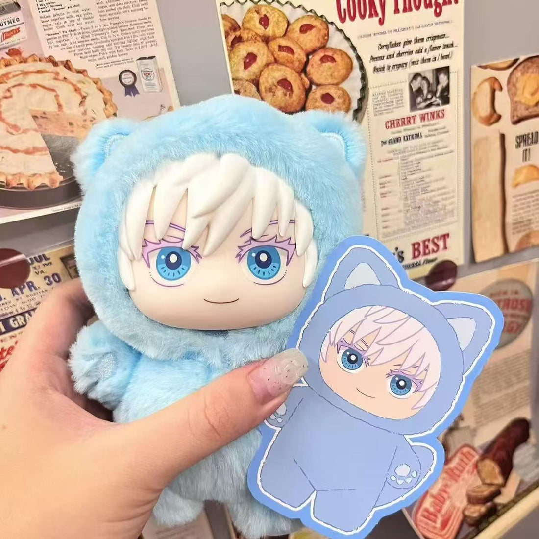 Original EAKI Jujutsu Kaisen Cat Ear Plushie Series Blind Box