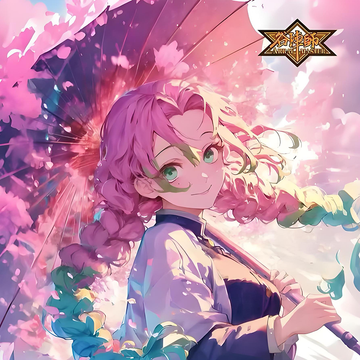 guzhenshi Demon Slayer coloured paper W01