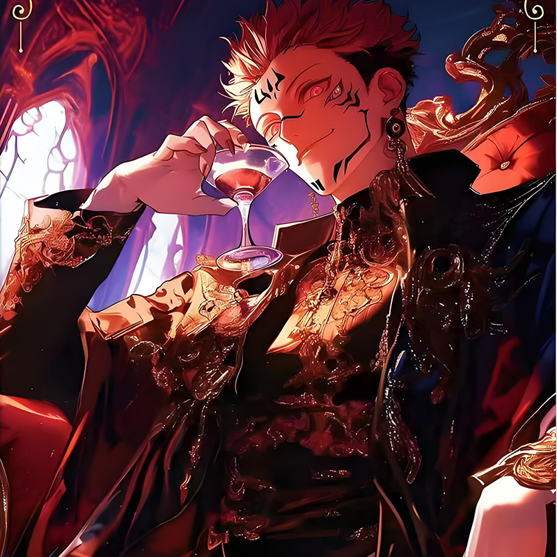 fanxiwenchuang Jujutsu Kaisen Acrylic double-flash color paper