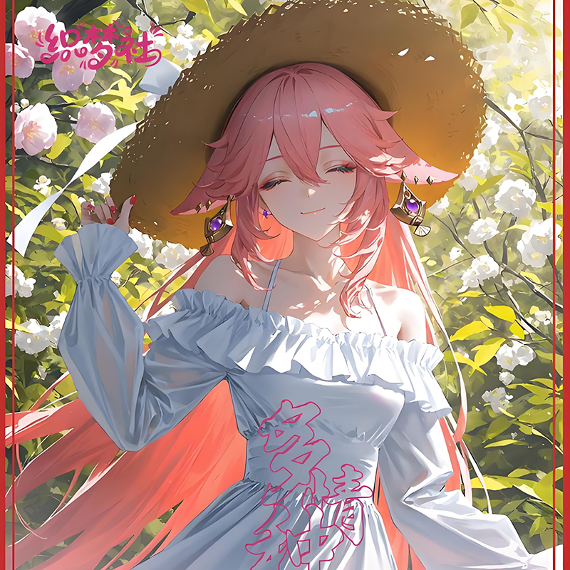 zhimengshe duoqingzhong goddess Acrylic colored paper W01