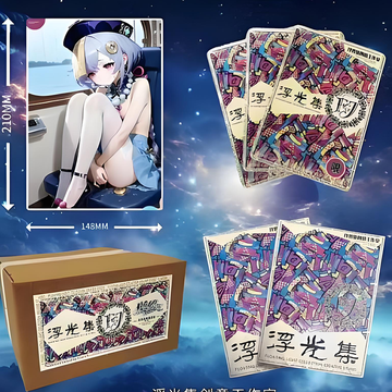 fuguangji Genshin Impact Girls Water Story A5 flash card