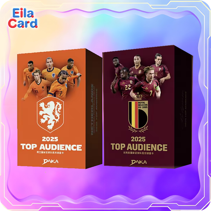 TOP AUDIENCE Dutch Belgian National Team Football Stars Collectible Cards