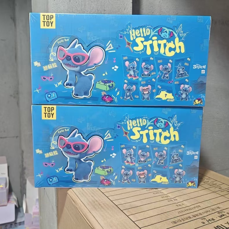 BLIND BOX-Miniso Top Toy Disney ”Hello“ Stitch Series Figure Sealed Case